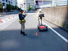 海岸三丁目路面目視及び路面下空洞調査