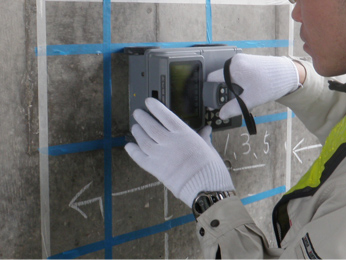 配筋状態及びかぶり測定